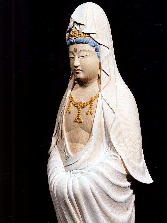 白衣観音菩薩像（立像１尺６寸）